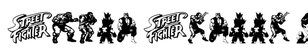 Super Street Fighter Hyper Fonting font preview